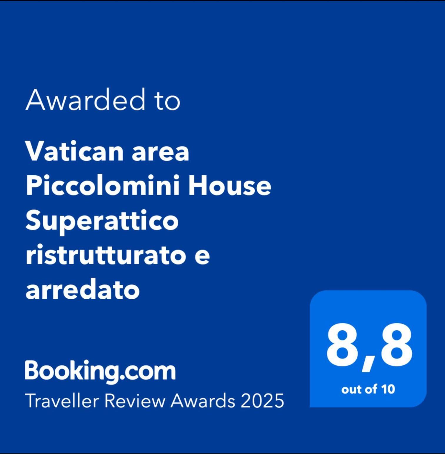 Vatican Area Piccolomini House Superattico Ristrutturato E Arredato Roma Dış mekan fotoğraf